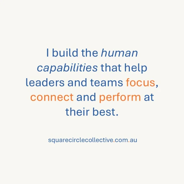 I created SquareCircle Collective as a home for the work I believe makes the biggest difference:

- Essential Skills for succeeding in work and life
- Essential Skills for Leaders to create the conditions for optimal team performance

#leadershipdevelopment
#teamdevelopment
#HBDIprofiling
#HRconsulting
